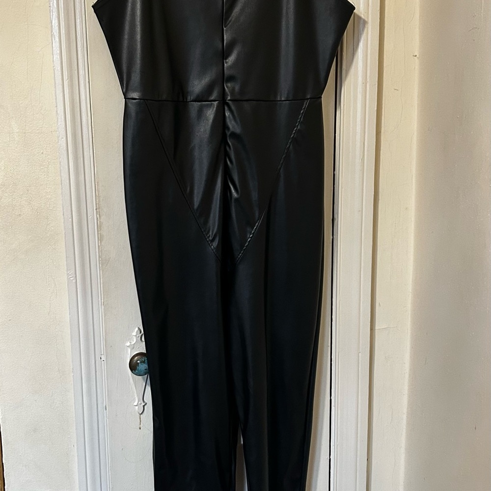 PrettyLittleThing Sleek Black Jumpsuit